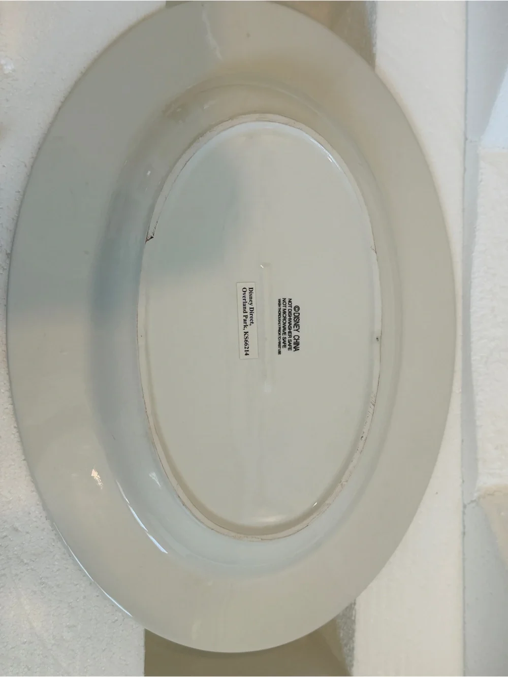 Rare Vintage Disney Direct Christmas Oval Serving Platter 1990’s Collectible